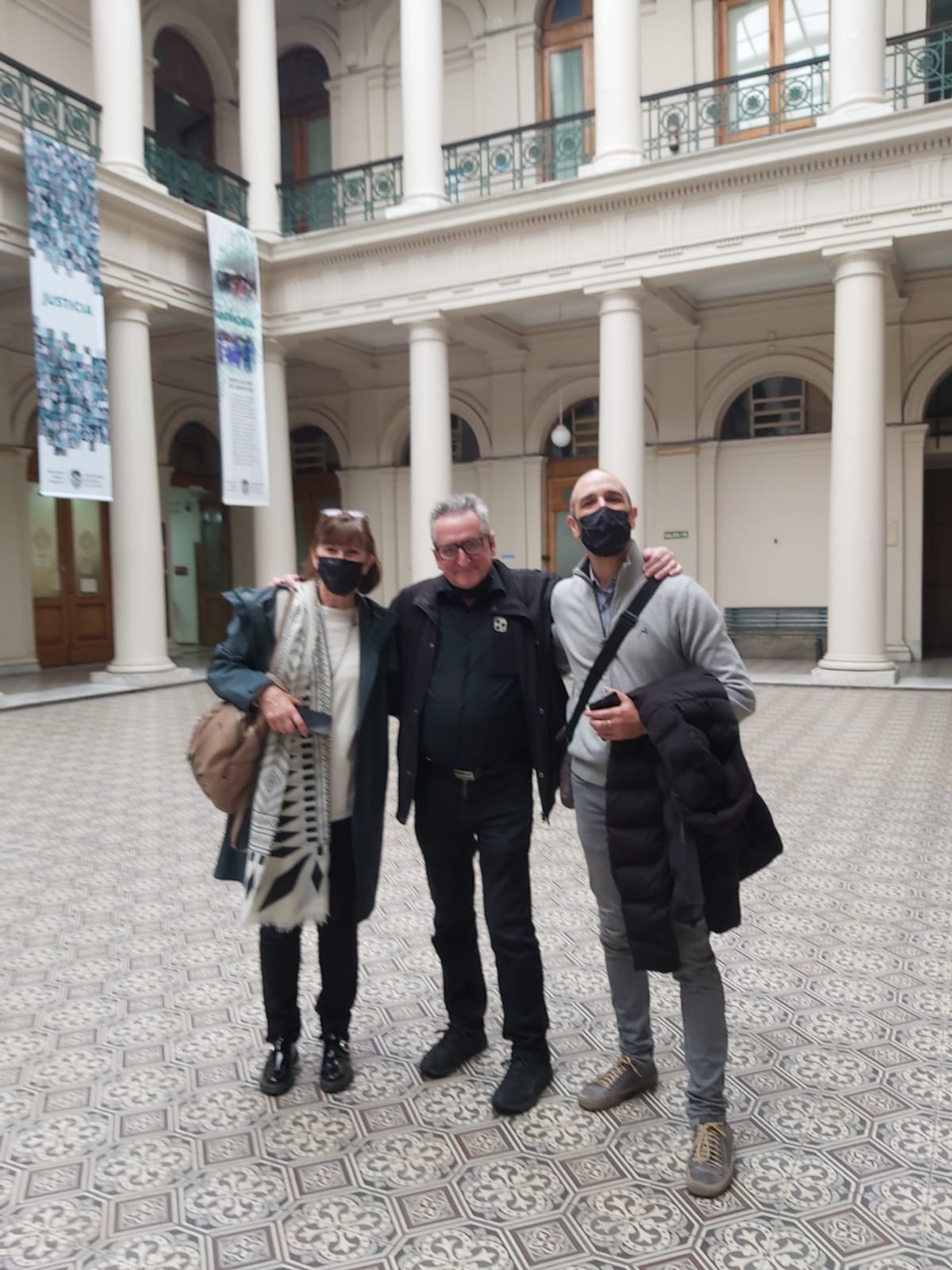 Visita del director de la Coral Americat de Casa América de Catalunya a la UNLP