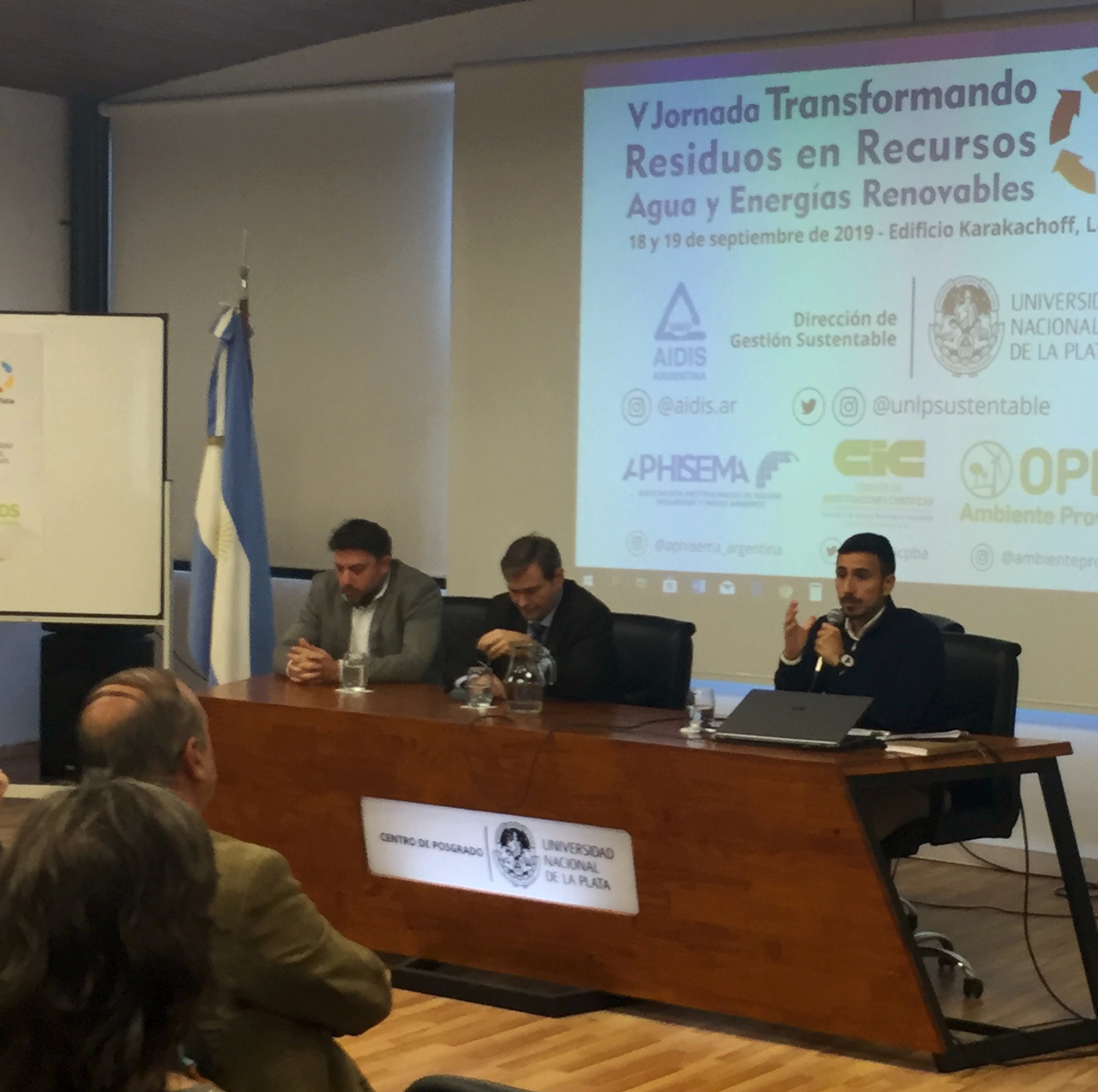 Se realizó la V Jornada “Transformando Residuos en Recursos, Agua y Energías Renovables”