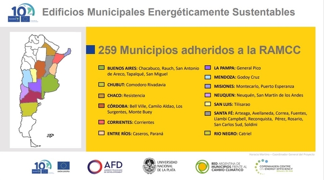 Edificios Municipales Energéticamente Sustentables. Se presentaron los avances del proyecto en la IV Asamblea Nacional de Intendentes de RAMCC