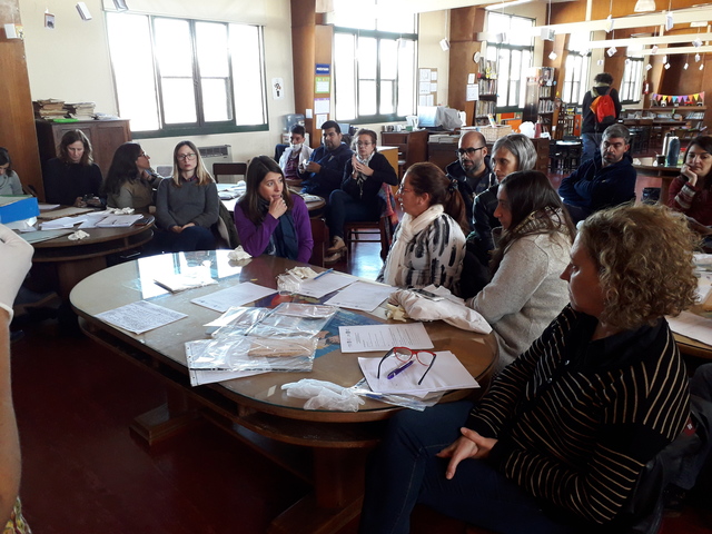 Se desarrolló el primer encuentro del Taller Archivos Escolares de la UNLP