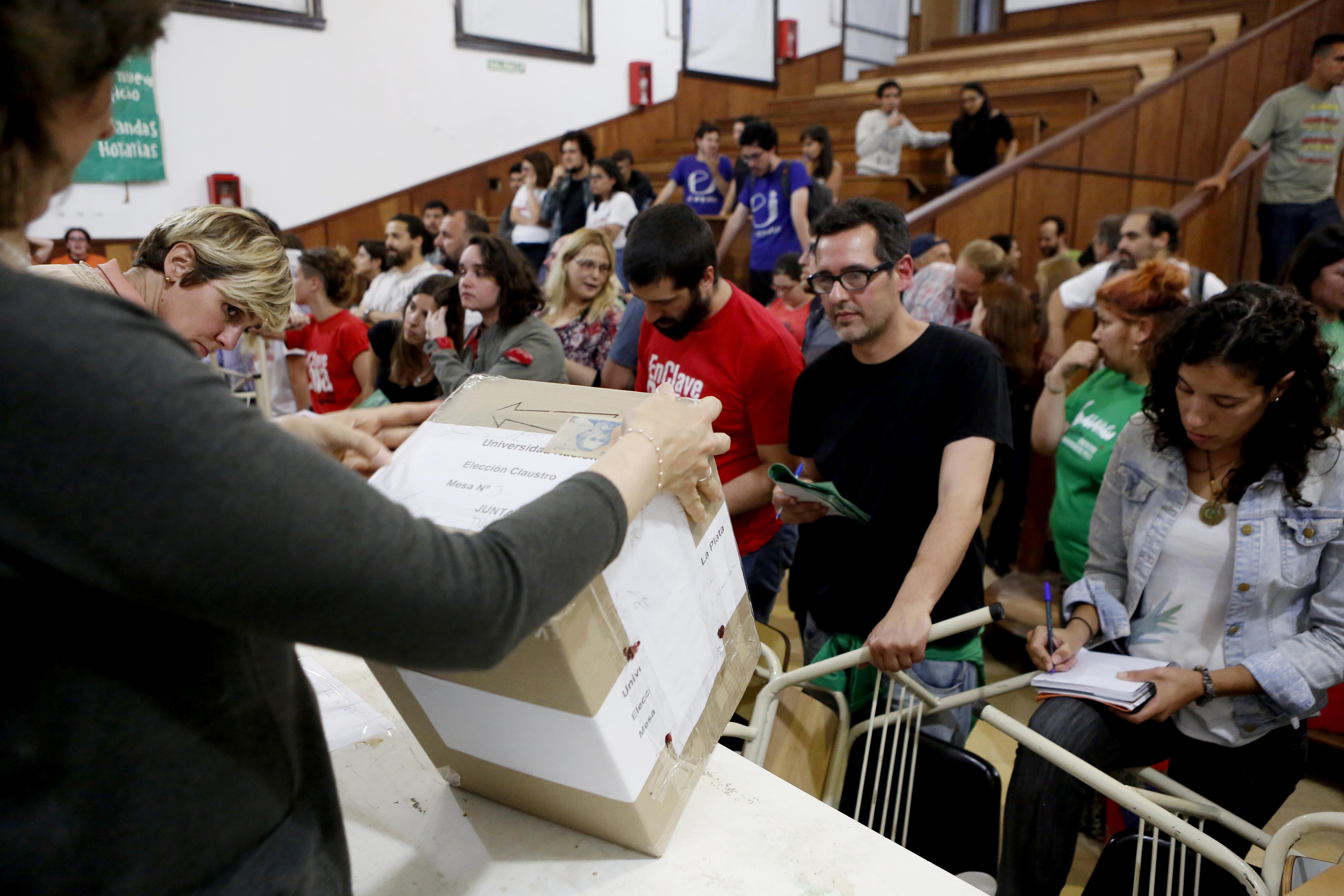 Resultado de la elección del claustro de estudiantes 