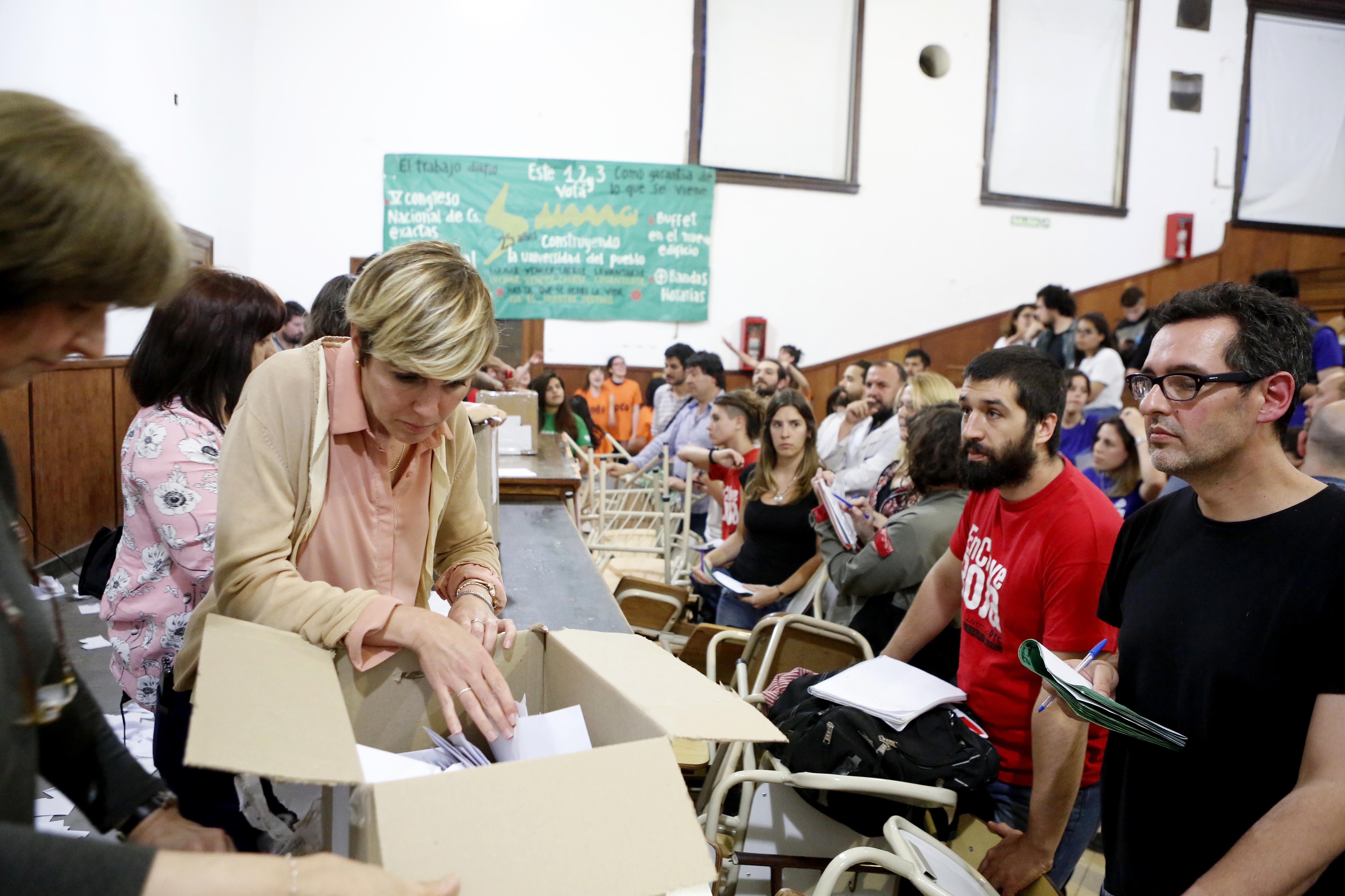 Resultado de la elección del claustro de estudiantes 