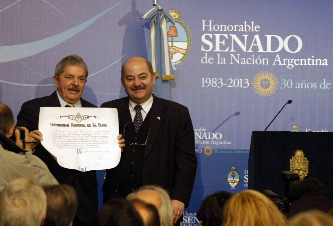 Luiz Inacio "Lula" da Silva, Honoris Causa de la UNLP