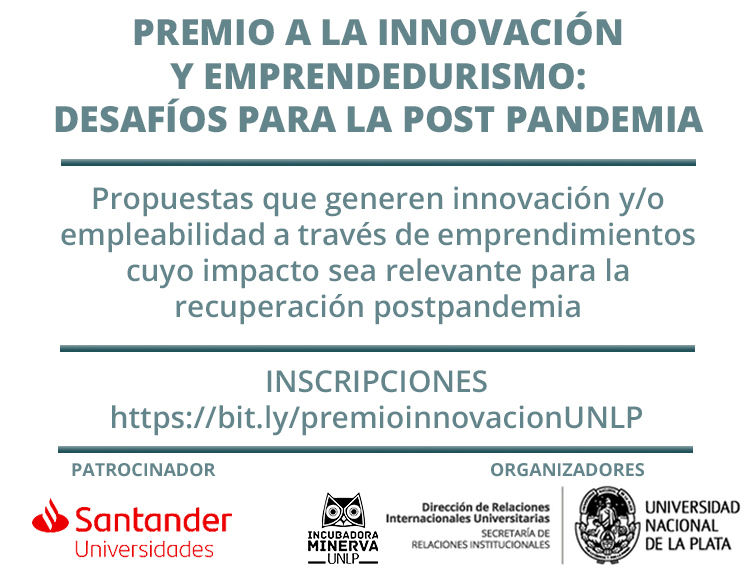 Premio a la Innovación y Emprendedurismo en el contexto de post pandemia