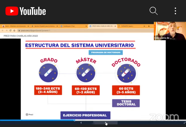 Se brindó la charla informativa "Estudiar e investigar en España"