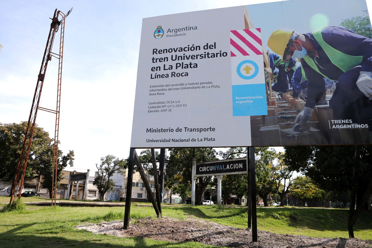 Avanzan las obras para ampliar el recorrido del Tren Universitario 