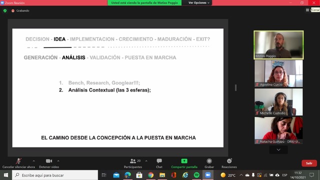 Ciclo internacional de conferencias: “Desafíos actuales de emprendedorismo e innovación”