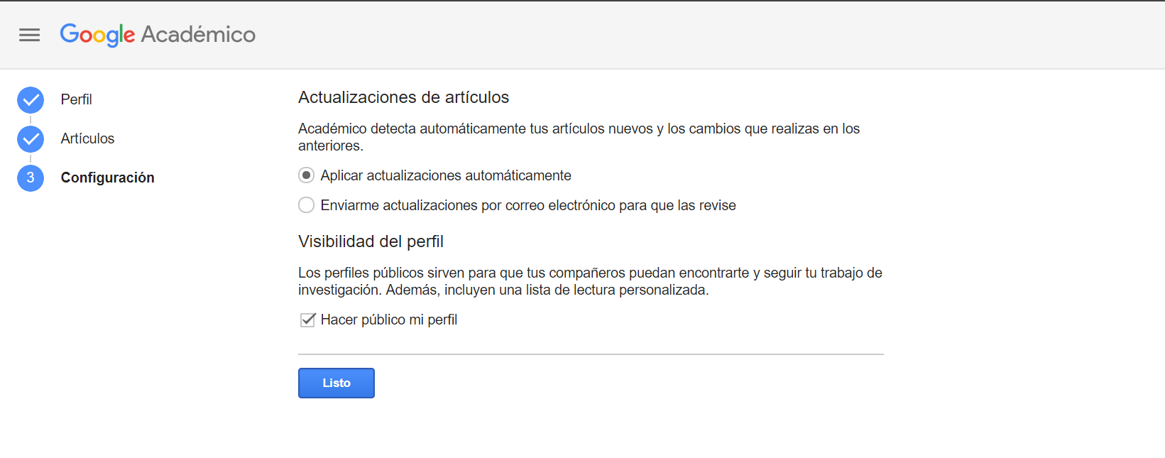 Cómo y por qué crear un perfil de investigador en Google Scholar