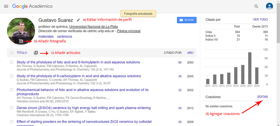 Cómo y por qué crear un perfil de investigador en Google Scholar