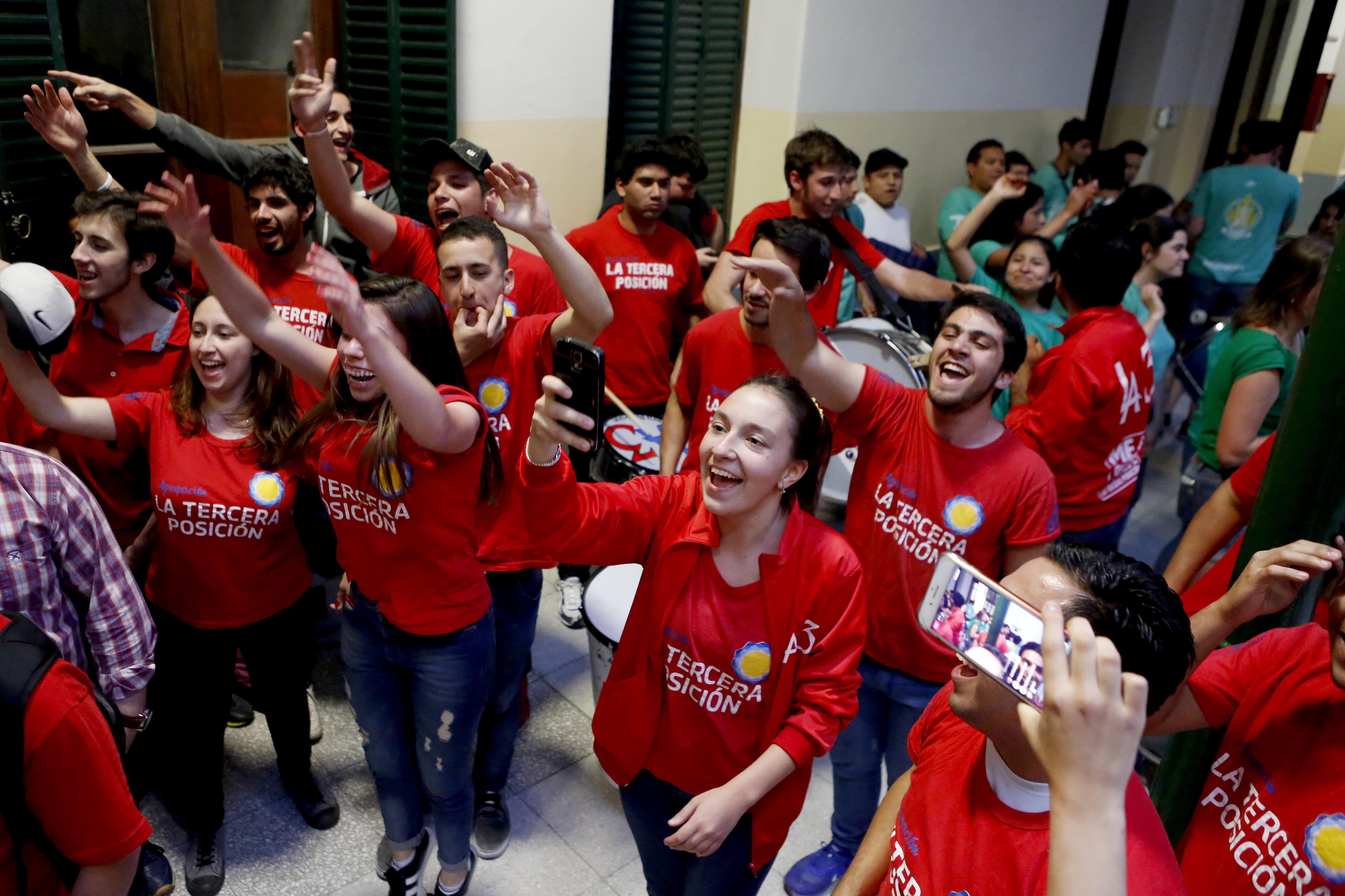 Resultado de la elección del claustro de estudiantes 