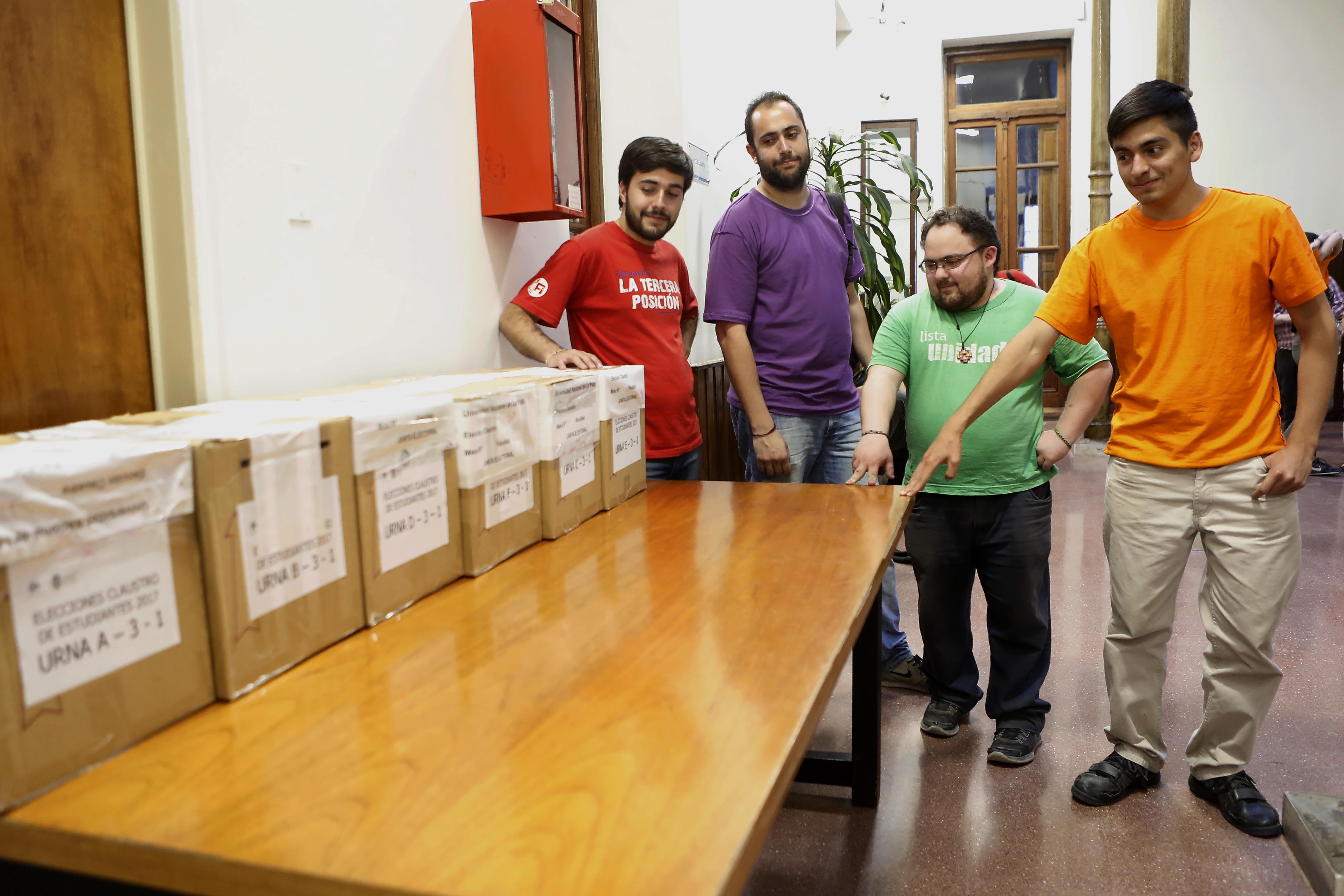 Resultado de la elección del claustro de estudiantes 