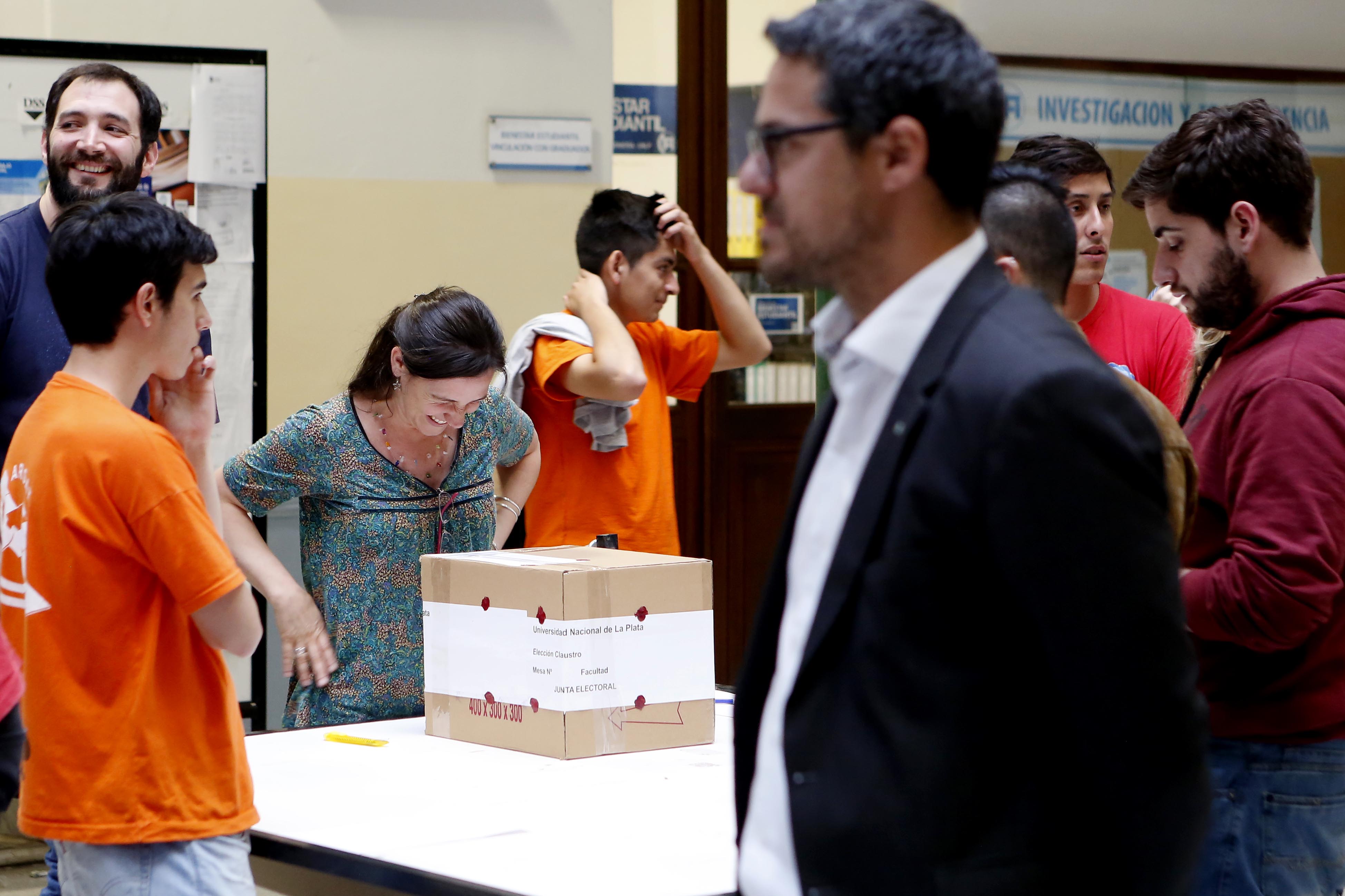 Resultado de la elección del claustro de estudiantes 