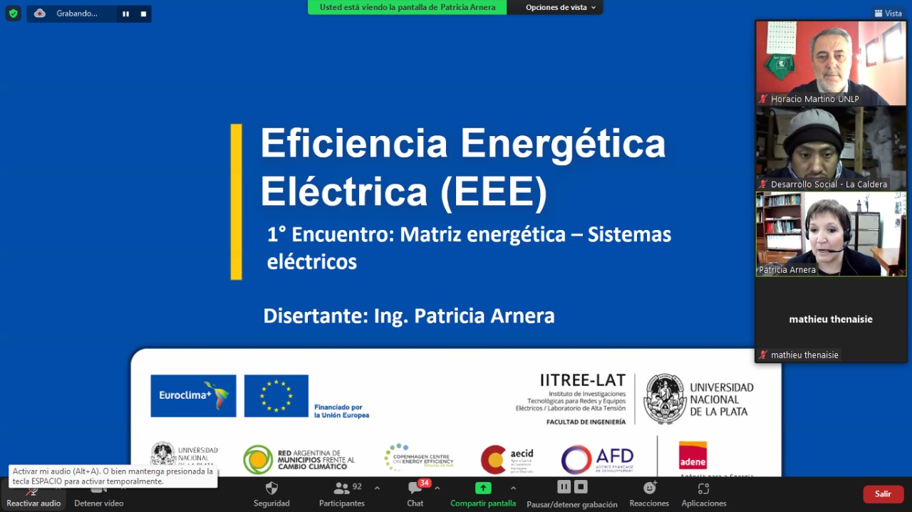 Culminó con éxito la capacitación sobre Eficiencia Energética Eléctrica (EEE)