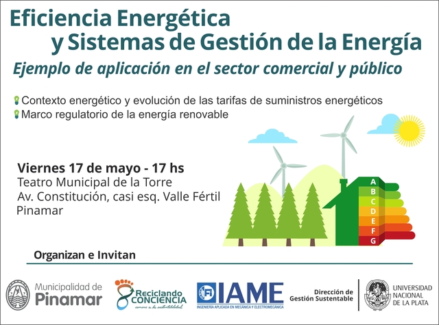 Charla sobre Eficiencia Energética y Sistemas de Gestión de la Energía en Pinamar